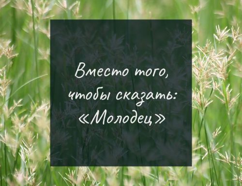 Вместо того, чтобы сказать: «Молодец», лучше скажи: